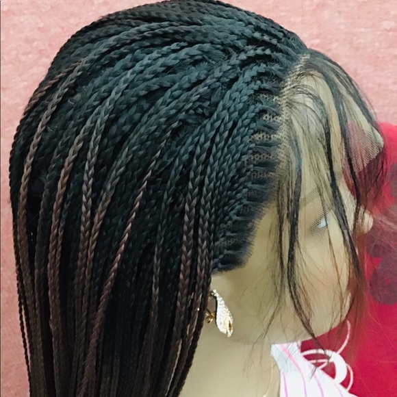 Beautiful Free Part Synthetic Lace Front Box Braids Wig with Baby Hair - Picture 2 of 15